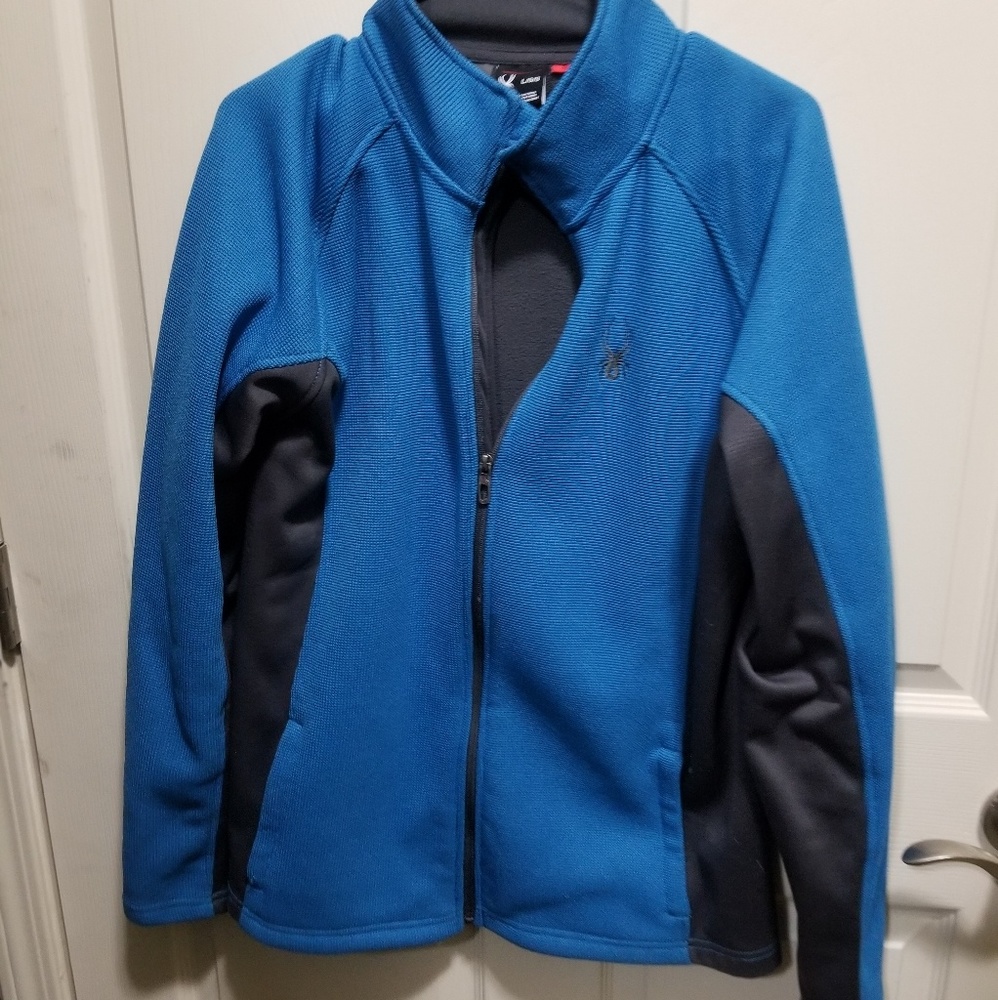 Spyder Men's Blue & Black Jacket